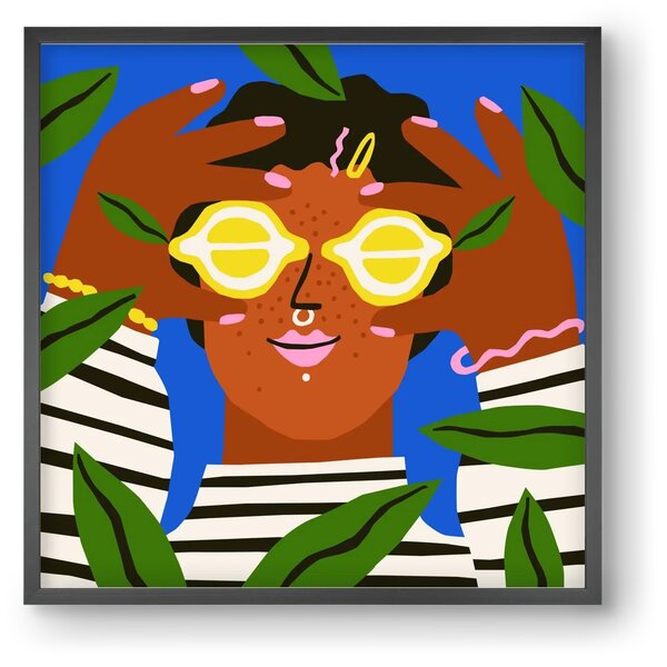 Lemon Eyes - falikép keretben | artbridge
