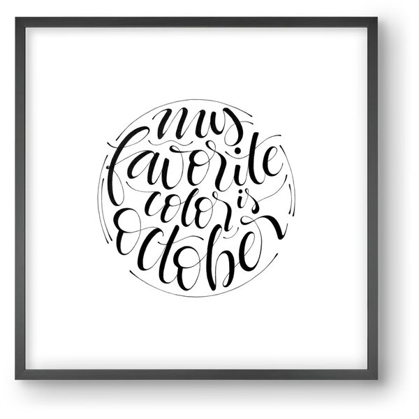 My favorite color is October - falikép keretben | artbridge