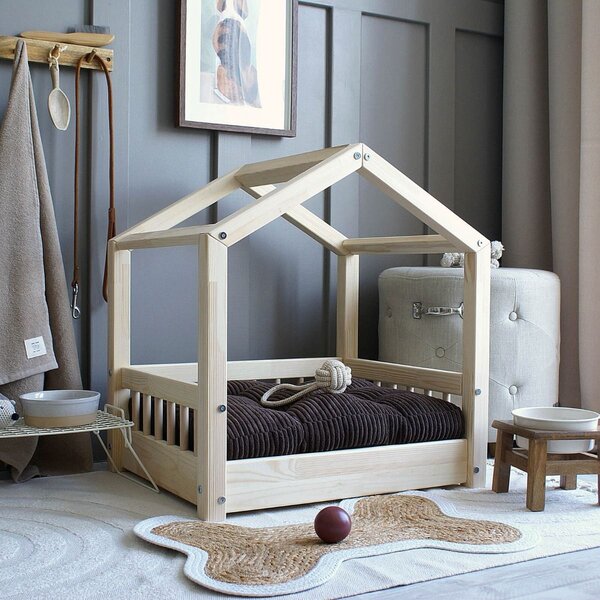 Luloo Cozy House Natúr Kutyaágy (több méretben)