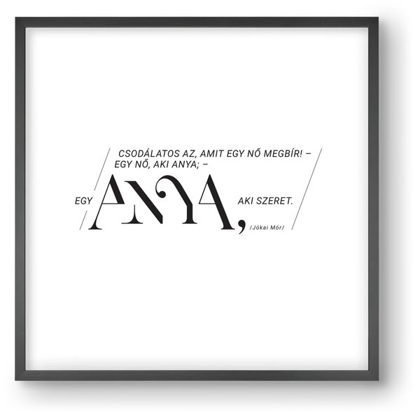 Anya - falikép keretben | artbridge