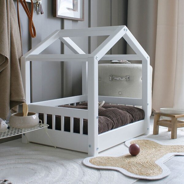 Luloo Cozy House Fehér Kutyaágy (több méretben)