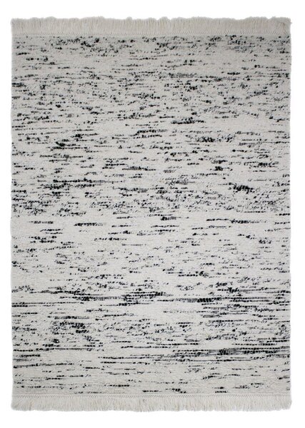 Szürke-elefántcsont színű kézi szövésű gyapjú szőnyeg 140x200 cm Ellsa – Flair Rugs