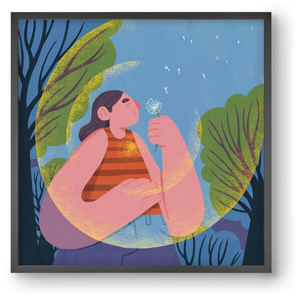 Free your mind - falikép keretben | artbridge