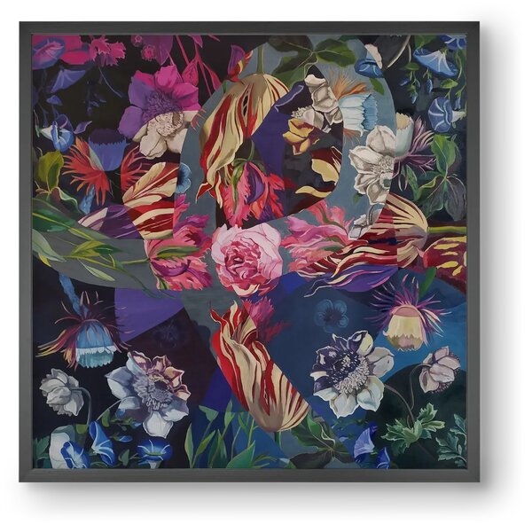Flowers - falikép keretben | artbridge