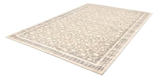Bézs gyapjú szőnyeg 133x190 cm Agnus Granny – Agnella