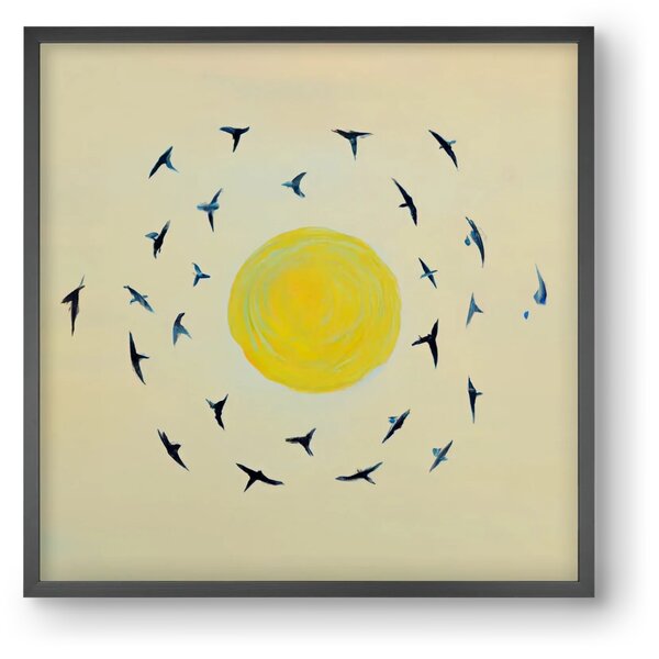 Fly away with me - falikép keretben | artbridge