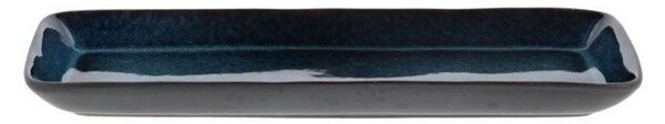 Kerámia szervírozó tálca 14x38 cm Gastro Dark Blue/Black – Bitz