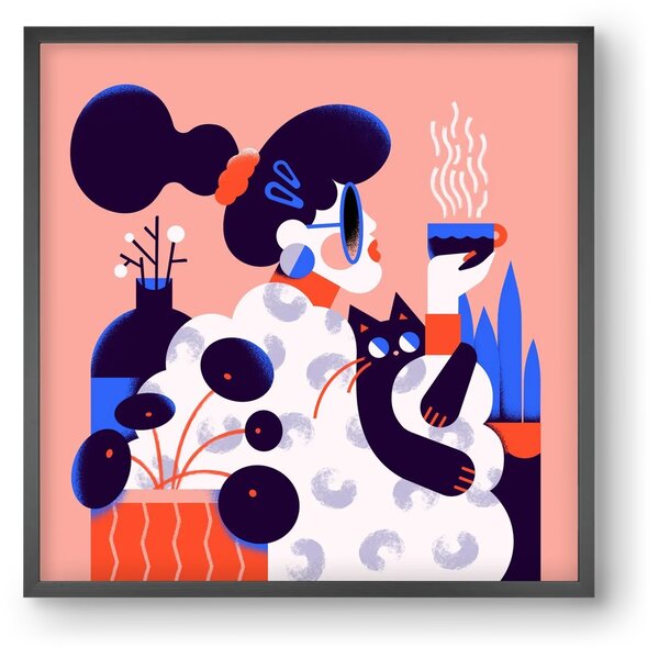 Morning coffee - falikép keretben | artbridge