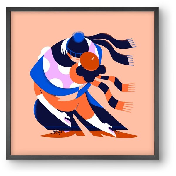 Winterdance - falikép keretben | artbridge