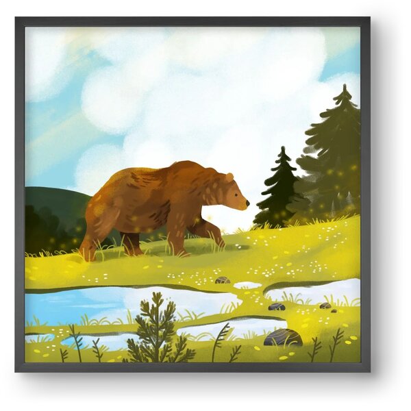The Bear - falikép keretben | artbridge