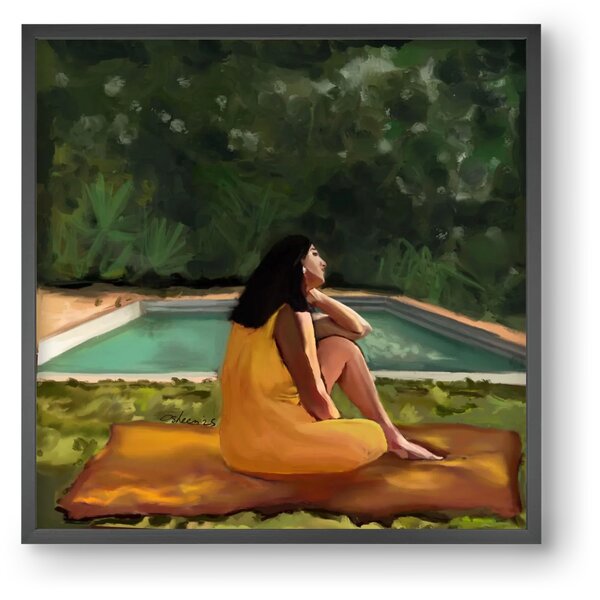 GOLDEN HOUR THOUGHTS - falikép keretben | artbridge