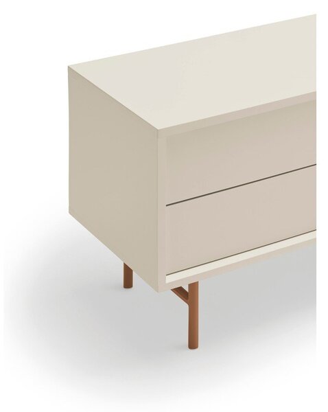 Téglavörös-bézs TV-állvány 180x56 cm Nube – Teulat