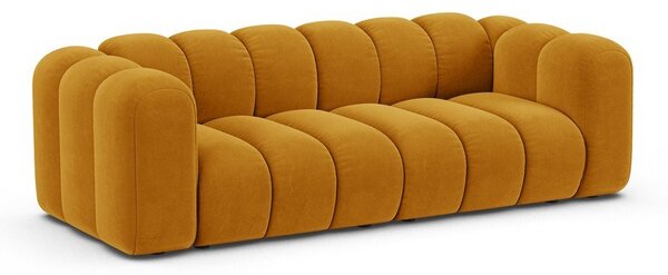 Sárga kanapé 228 cm Lupine – Micadoni Home