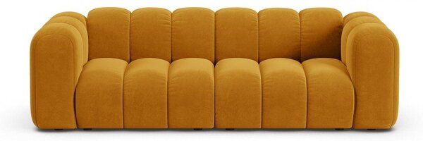 Sárga kanapé 228 cm Lupine – Micadoni Home
