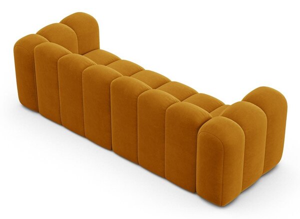 Sárga kanapé 228 cm Lupine – Micadoni Home
