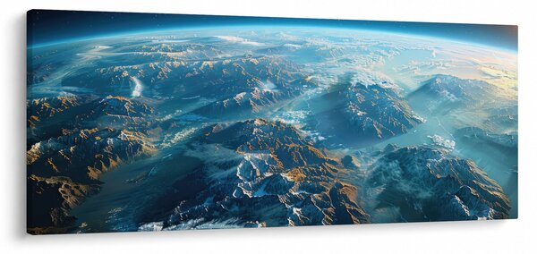 Kép - Kilátás az űrből (120x50 cm)