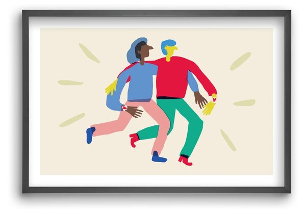 Love Print - falikép keretben | artbridge