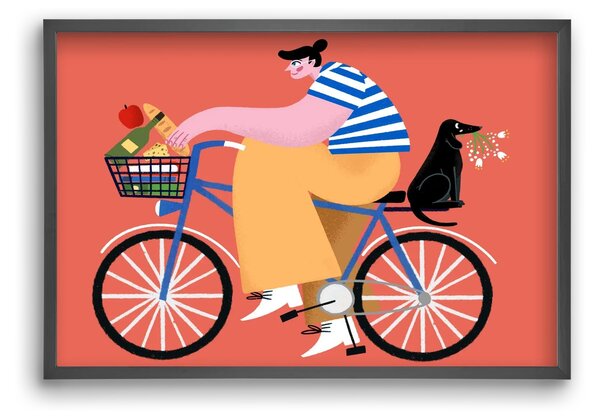 Bike ride - falikép keretben | artbridge
