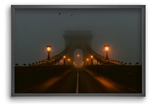 Foggy morning - falikép keretben | artbridge
