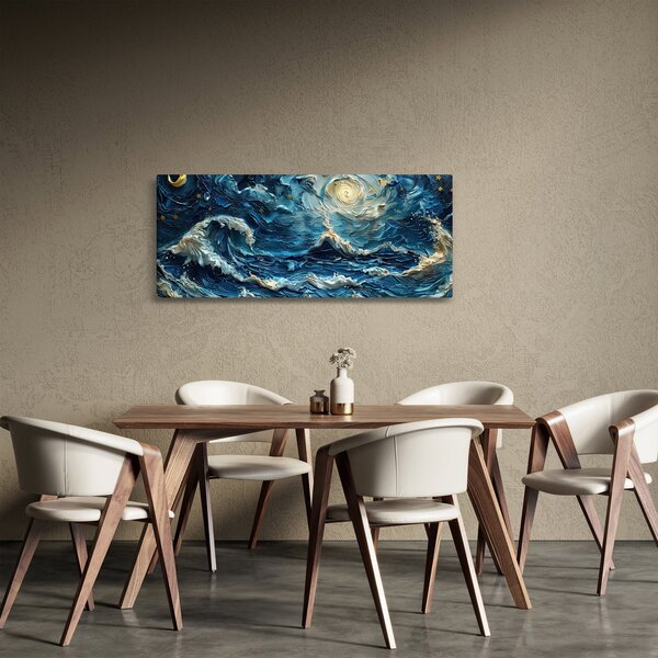 Kép - Az ég és a tenger festése (120x50 cm)