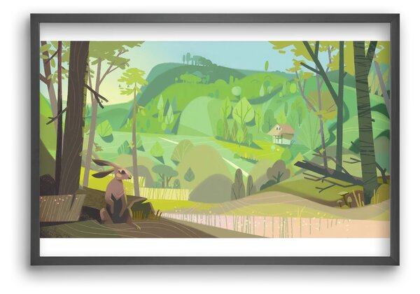 Meadow - falikép keretben | artbridge