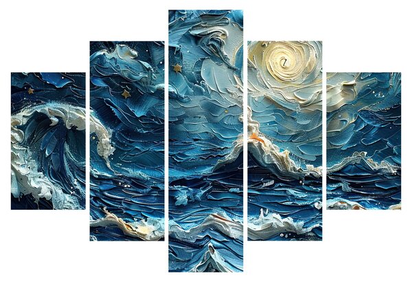 Kép - Az ég és a tenger festése (150x105 cm)
