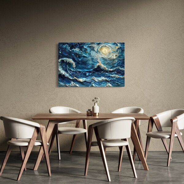 Kép - Az ég és a tenger festése (90x60 cm)