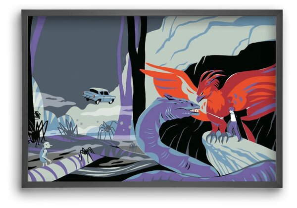 Harry Potter 2 - falikép keretben | artbridge