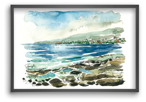 Las Americas, Tenerife, Canary Islands - 2023.05.19. - falikép keretben | artbridge