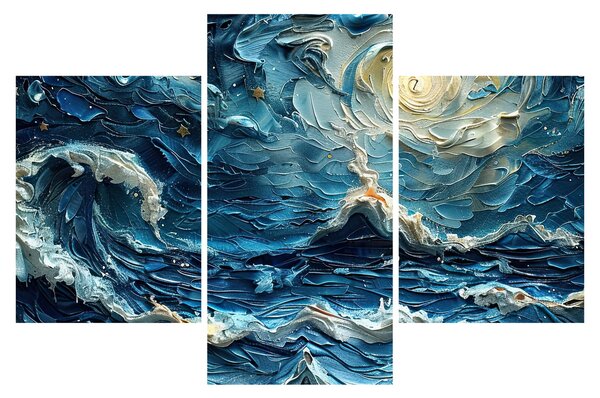 Kép - Az ég és a tenger festése (90x60 cm)