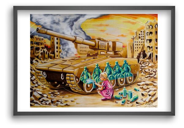 Graffiti - falikép keretben | artbridge