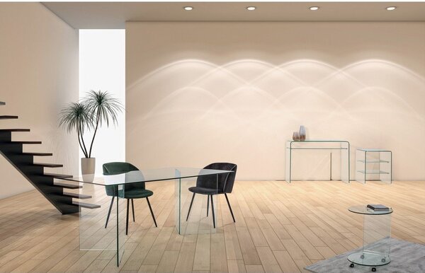 Üveg tárolóasztal 40x50 cm Iride – Bizzotto