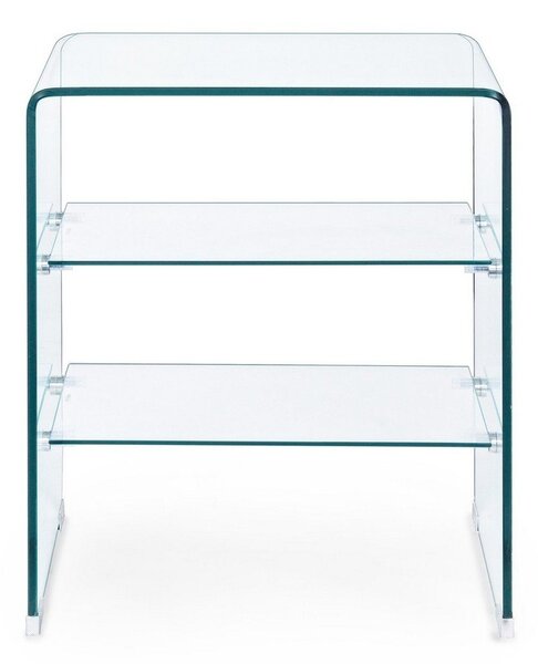 Üveg tárolóasztal 40x50 cm Iride – Bizzotto