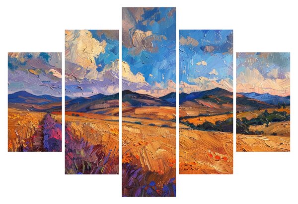 Kép - Olajfestmény tájkép (150x105 cm)