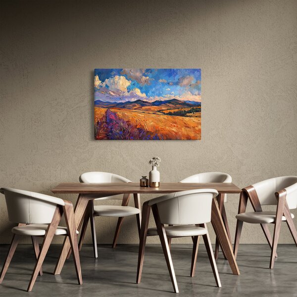 Kép - Olajfestmény tájkép (90x60 cm)