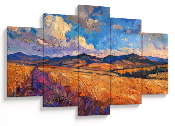 Kép - Olajfestmény tájkép (150x105 cm)