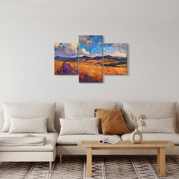Kép - Olajfestmény tájkép (90x60 cm)