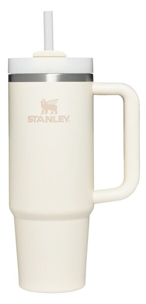 Krémszínű rozsdamentes acél termosz szívószállal 890 ml Quencher H2.O FlowState™ Tumbler Cream 2.0 – Stanley