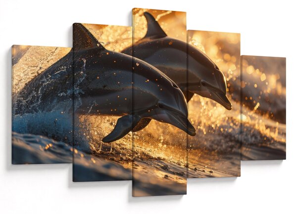 Kép - Delfinek (150x105 cm)