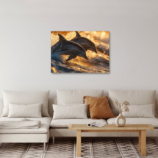 Kép - Delfinek (70x50 cm)