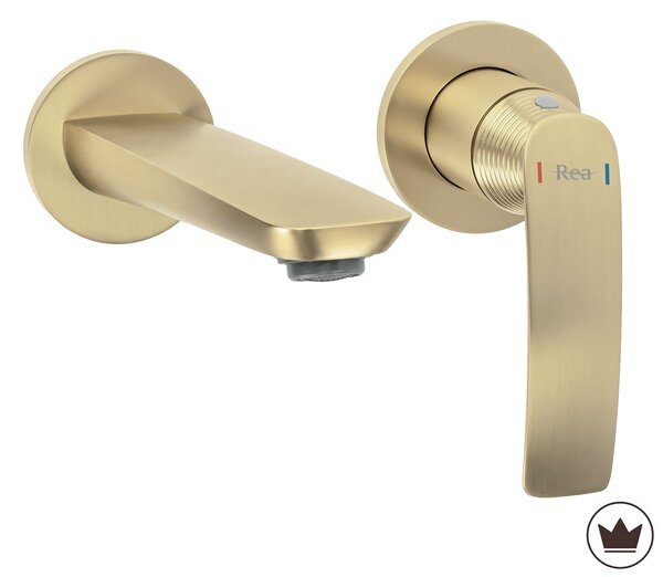 Falsík alatti mosdócsaptelep REA Como Brush Gold + BOX