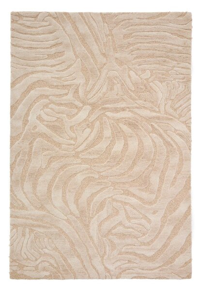 Bézs kézi szövésű gyapjúkeverék szőnyeg 200x300 cm Tribet – Kave Home