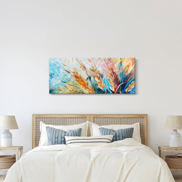 Kép - Búza, absztrakció (120x50 cm)