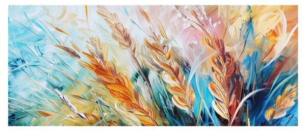Kép - Búza, absztrakció (120x50 cm)