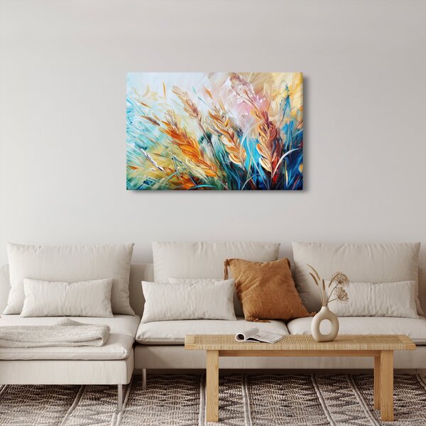 Kép - Búza, absztrakció (90x60 cm)
