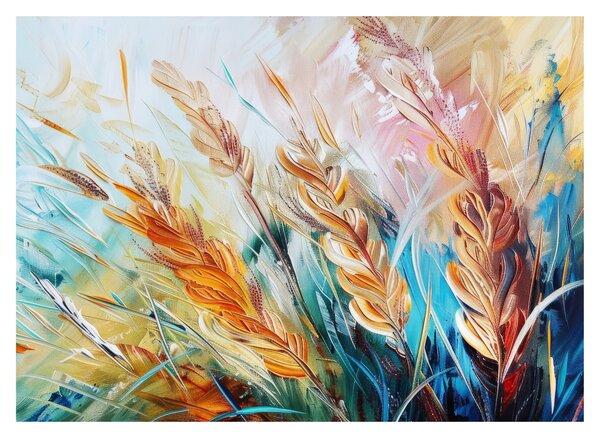 Kép - Búza, absztrakció (70x50 cm)