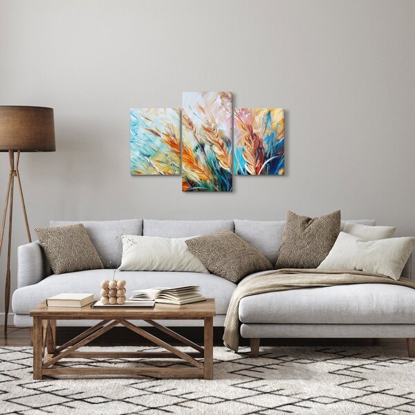 Kép - Búza, absztrakció (90x60 cm)