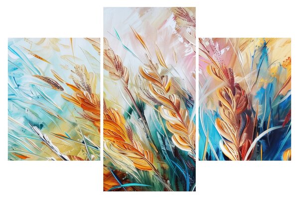 Kép - Búza, absztrakció (90x60 cm)