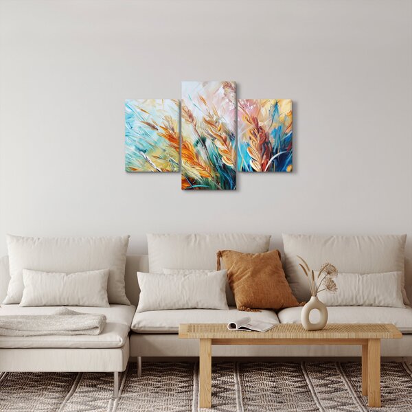 Kép - Búza, absztrakció (90x60 cm)
