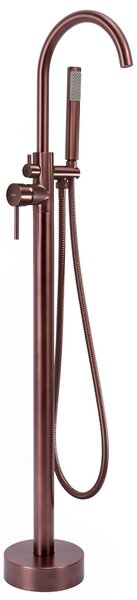 Szabadon álló padló csaptelep Rea Lungo Brush Brown
